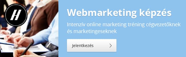 Webmarketing, honlapkészítés képzés banner