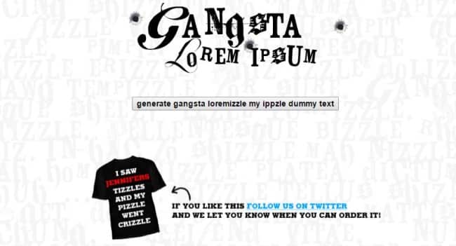 gangsta lorem ipsum