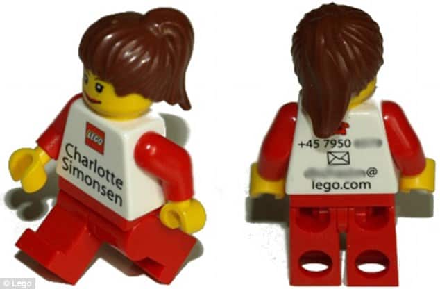 lego névjegykártya