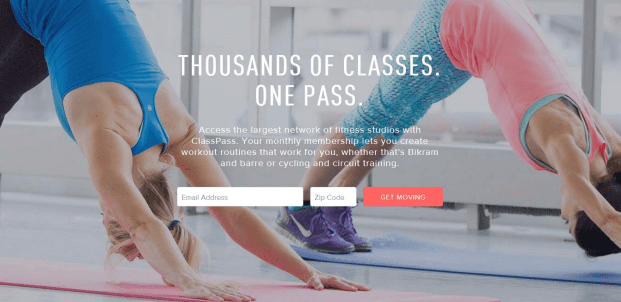 landing page
