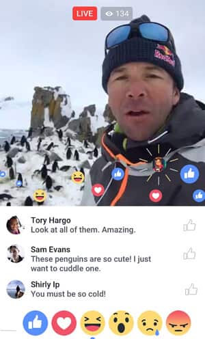 közvetíts a Facebook Live segítségével