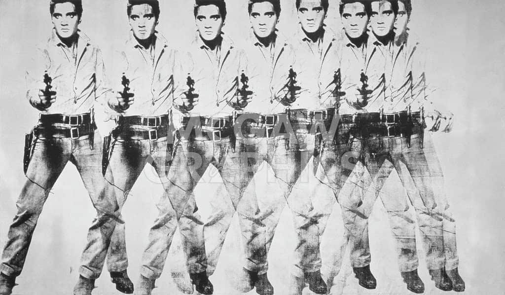 Andy Warhol - Eight Elvis, 1963
